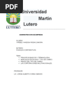 Finanzas Corporativas y Sistemas Financieros.