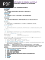 Cuestionaros - Examen