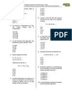 Examen Simulacro Canal Ciencias - Letras Ciclo Normal 2021 - Cepre