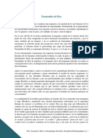 Antropología Filosófica - Parménides - Ser, Nada y Camino Del Medio