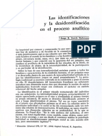 Las Identificaciones y Las Desidentificaciones en El Proceso Analítico GARCÍA BADARACCO