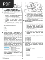 Alista 04 - Tabela Periodica e Propriedades Periodicas