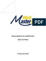 Volei Master Regulamento Da Competicao de Volei de Praia 2022