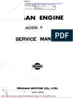 Service Manual Nissan Engine Model P