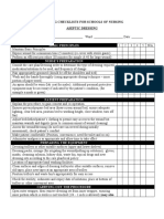 Dressing Checklists For Schools of Nursing NCJ (24219)