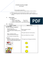 Detailed Lesson Plan in English 4 Silent Words