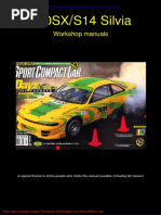 Workshop Manual Nissan 200sx s14 Silvia