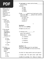 Yr4 Exam