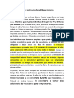 Caso 7. Motivación para El Esparcimiento (Motivación de La Teoría A Las Aplicaciones)