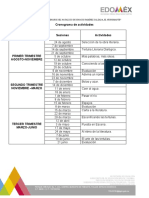 Cronograma de Actividades y Responsables Espa-Mat