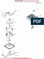 Cub Cadet Parts Manual For Model 1864 SN 836001 880000