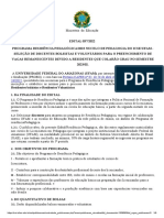 Edital Residencia Pegagogica de Vagas Remanscentes para 2023 02