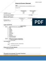 Informe de Avance Semanal 2