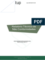 Relatorio Tecnico - Reservatório de Água Condomínio Pátio Da Pdra