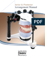 Dentsply Tooth Arrangement Manual