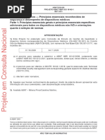 (CN) Abnt NBR Iso 16142-1 (Princípios de Seg. e Desemp. Não Ivd)