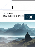 Softwareone Cio Pulse 2023 Budget Priorities