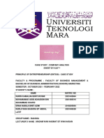 Case Study Assignment (Company Analysis)