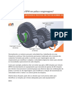 Cálcula de Relação de Transmissão em Polias e Engrenagens 1