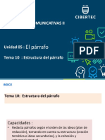 Semana 15 - Estructura Del Párrafo PDF