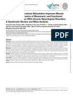 Neuromuscular Electrical Stimulation Improves Muscle Strength Biomechanicsof Movementand Functional Mobility