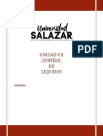 UNIDAD VLL Control de Líquidos Materia de Fundamento Del Proceso Enfermería