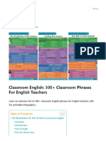 Classroom English - 300+ Classroom Phrases For English Teachers - 7ESL