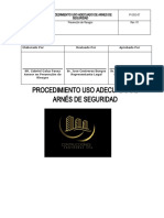 Procedimiento Uso Adecuado Arnés de Seguridad Construcciones Contreras