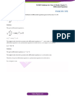 NCERT Solutions For Class 12 Maths May24 Chapter 9 Differential Equations