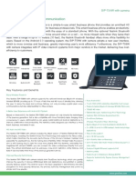 Yealink SIP T58W With Camera Datasheet