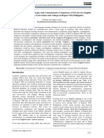 Language Learning Strategies and Communicative Competence of Pre-Service English Teachers in State Universities and Colleges in Region VIII, Philippines