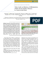 Effects of Omega-3 Fatty Acids On Markers of Inflammation in Patients With Chronic Kidney Disease