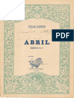 Villa-Lobos, Heitor - Serestas No. 09 Abril