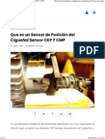 Que Es Un Sensor de Posición Del Cigueñal Sensor CKP Y CMP1