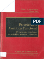 Psicoterapia Analítica Funcional (Robert J. Kohlenberg)