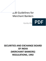 SEBI Guidelines For MB