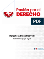 Sesión 8 Derecho Administrativo II Ramón Huapaya Tapia