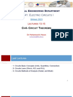 EE241: E C I: Lectric Ircuits