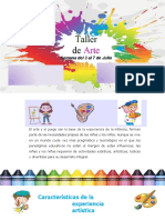 Taller de Artes Semana Del 3 Al 7 Julio