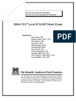 Mock Exam Level II 2004 Final Ans