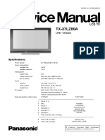 Panasonic TX-37LZ80A LH81 LCD