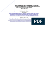 Solution Manual For Auditing The Art and Science of Assurance Engagements Canadian Twelfth Edition Canadian 12th Edition Arens