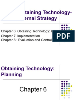 Part III Obtaining Technology External Strategy