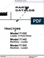 Allis Chalmers 710c 714c 715c Loader Backhoe Parts Catalog