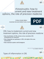 Fokkens EPOS 2020 Chronic Rhinosinusitis How To Implement Current and New Treatment Options