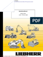 Wheel Loader Liebherr l509 Operation Manual