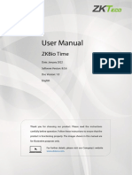 ZKBio Time User Manual