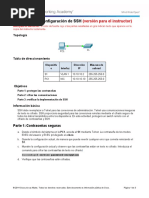 2.3.1.4 Packet Tracer - Configuring SSH Instruction - IG