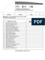 Firmas de Boletas