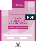 Prueba Diagnostica Matematica 1